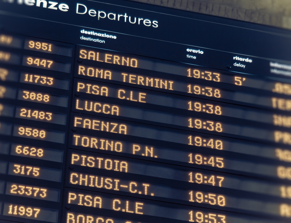 viaggiare in treno per lavoro orari di partenza