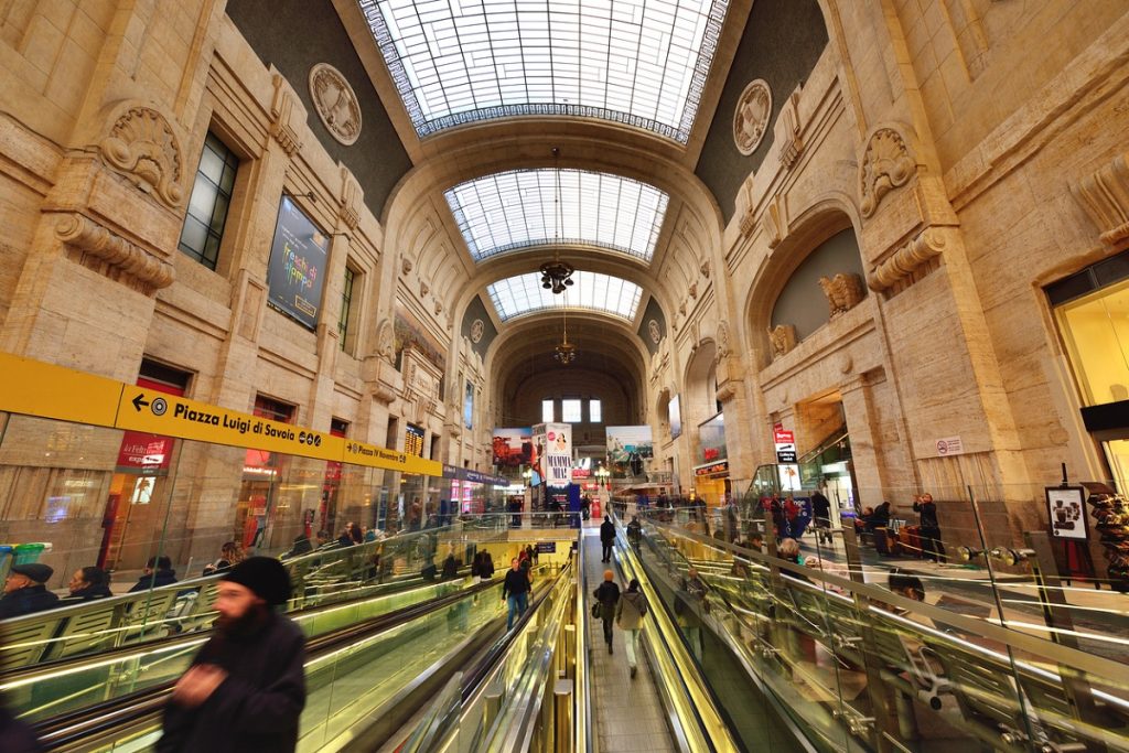 I negozi di Milano Centrale