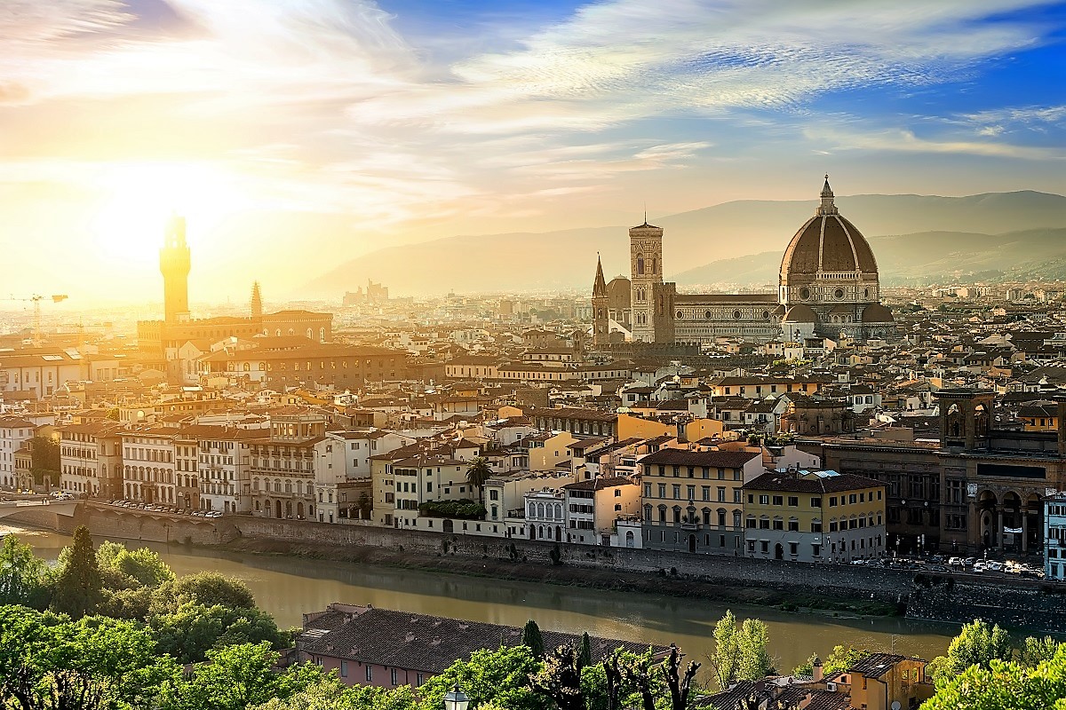 firenze dall'alto panorama da piazzale michelangelo