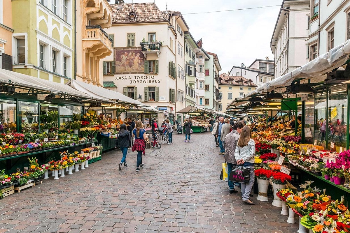 Visitare Bolzano itinerario 2 3 giorni - Piazza Erbe