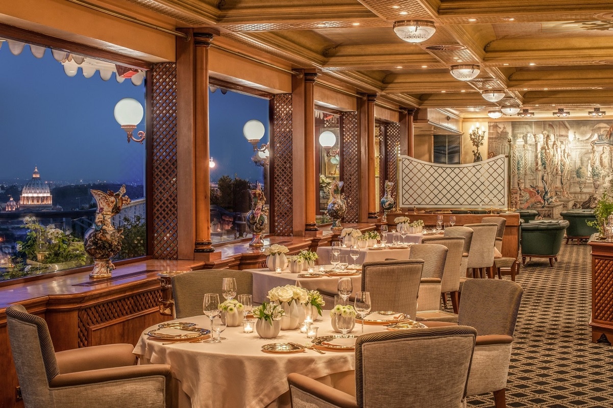 Ristoranti con terrazza a Roma - La-Pergola-Restaurant