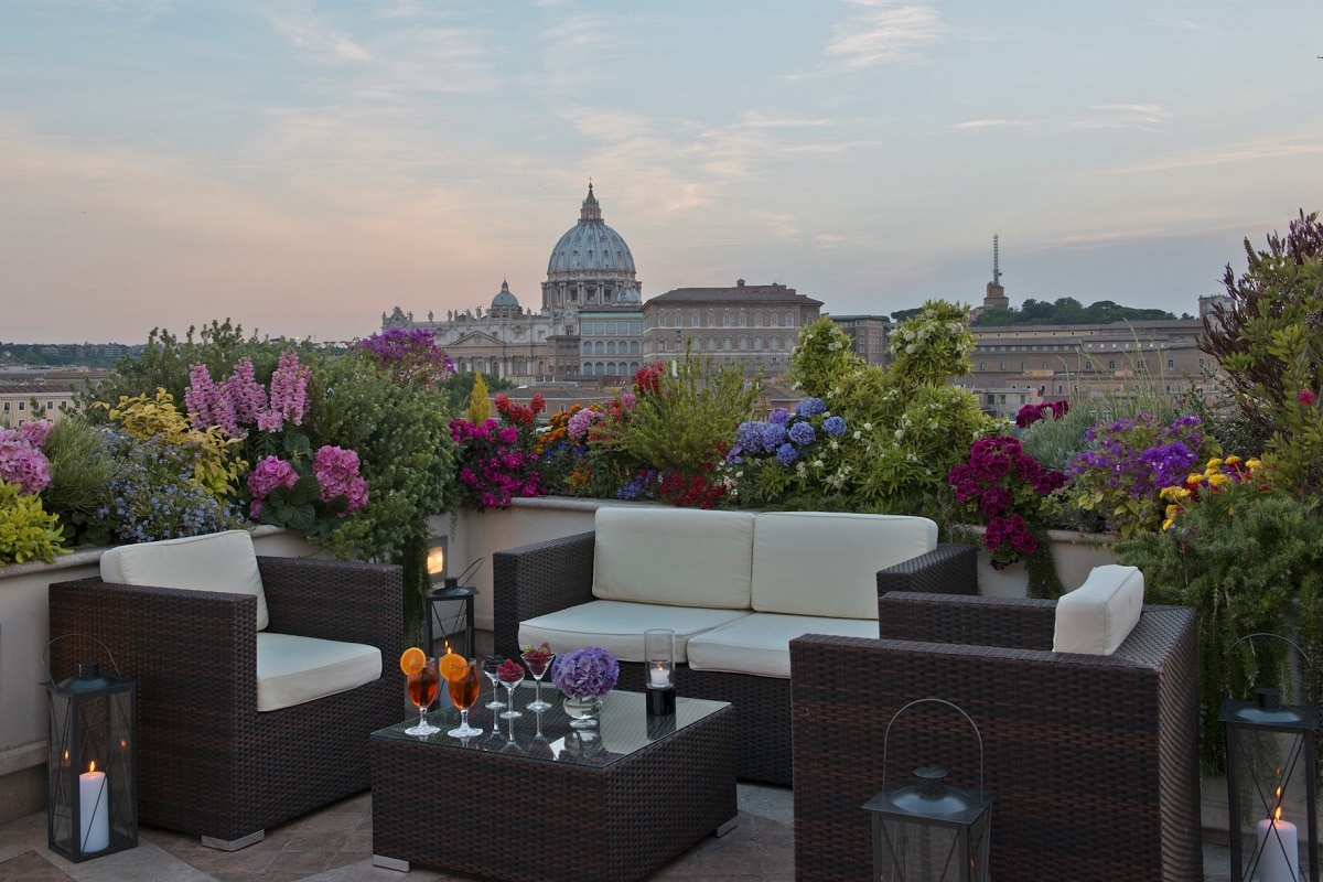 Ristoranti con terrazza a Roma - Les etoiles2