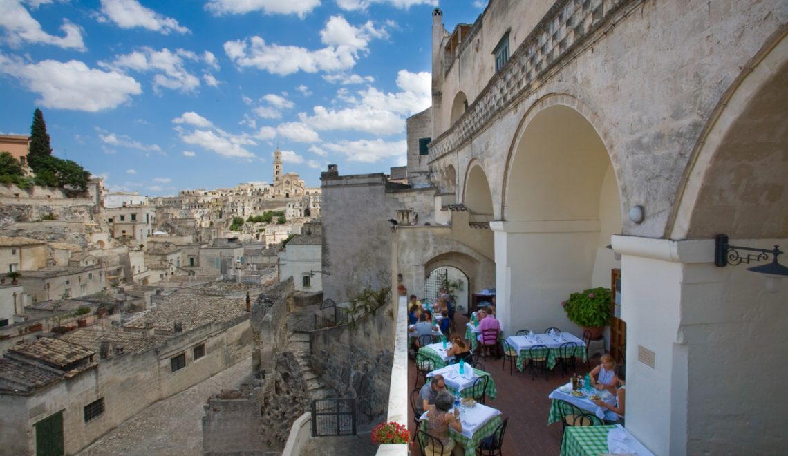 Trattorie a Matera . Il Terrazzino Terrazza - Panorama Diurno