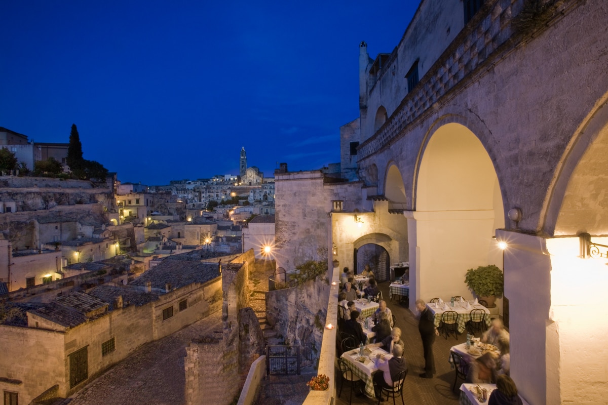 Trattorie a Matera . Il Terrazzino Terrazza - Panorama Notturno (1)