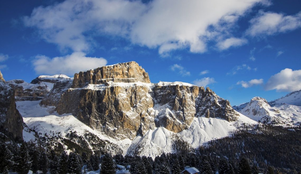 Vista delle Dolomiti da Canazei