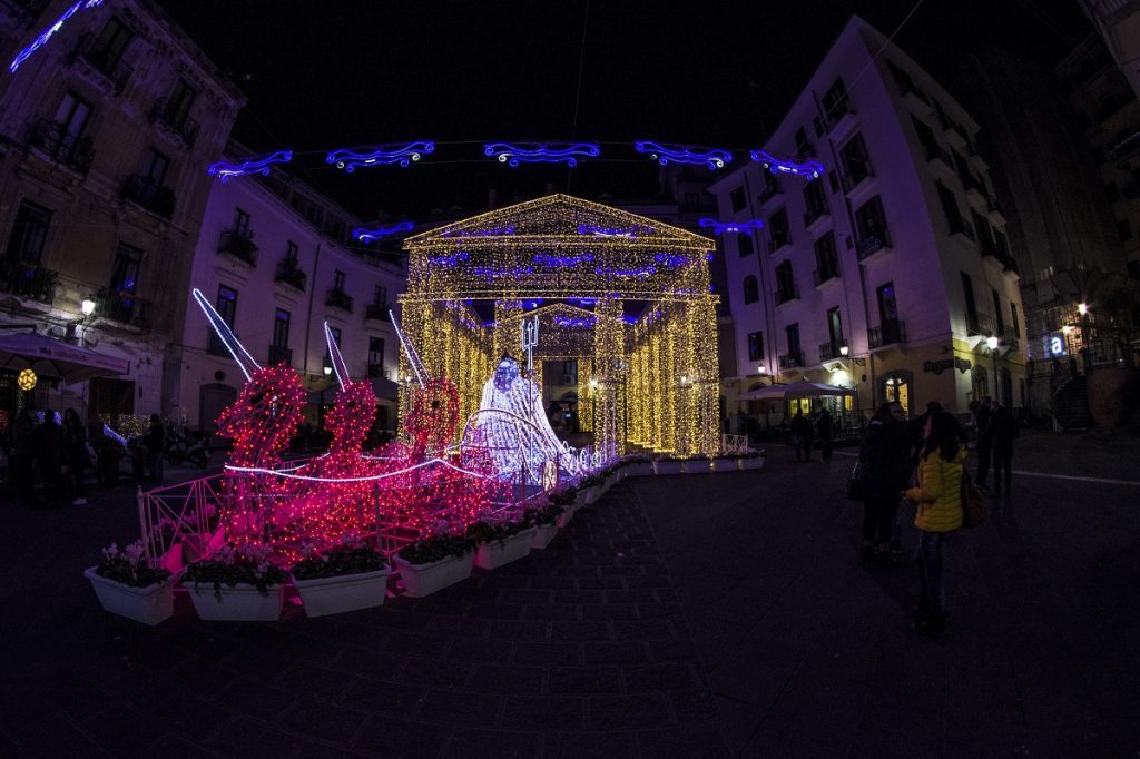 Natale a Salerno Luci Artista 2018 19 credits Francesco Borriello via Flickr