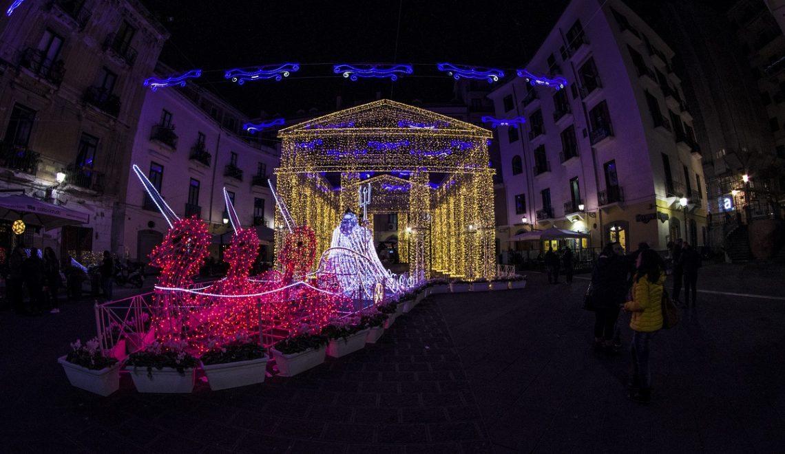 Natale a Salerno Luci Artista 2018 19 credits Francesco Borriello via Flickr