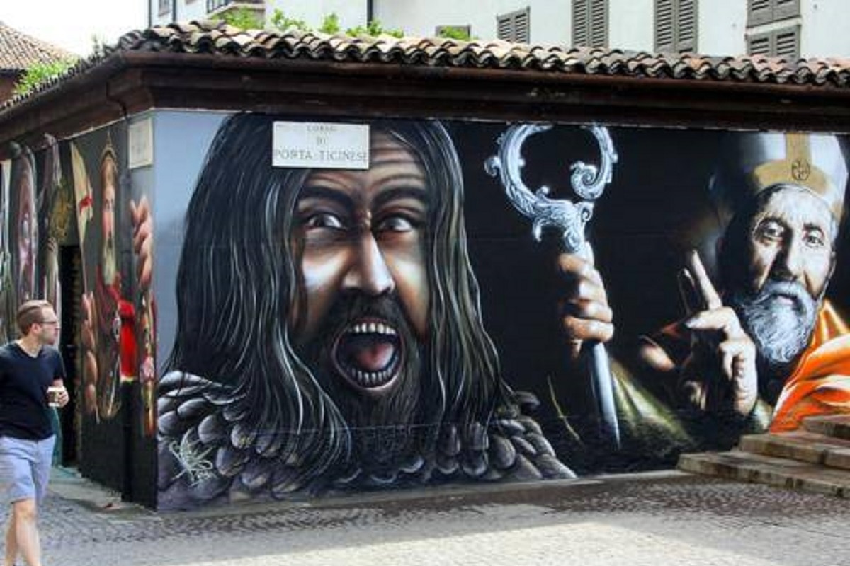 Street art Milano Ticinese credits Corriere Milano