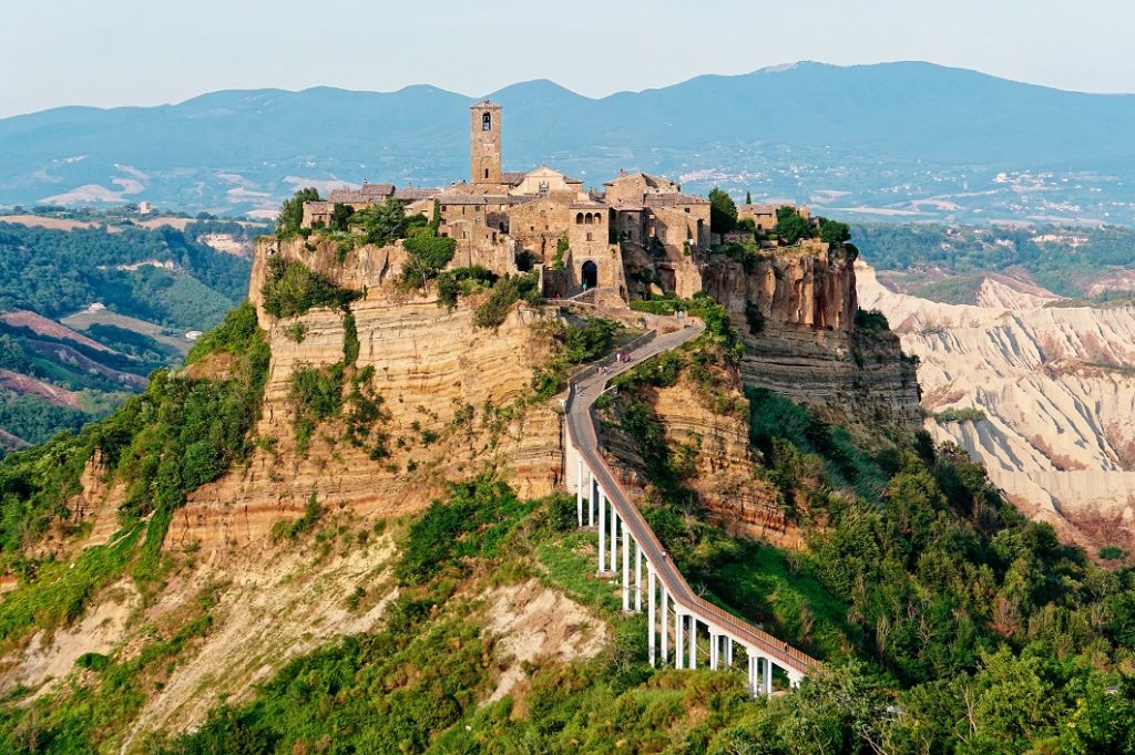 a view of Civita di Bagnoreggio