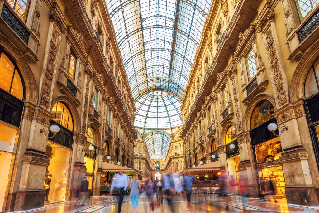 Galleria Vittorio Emanuele II in Milan, Italy