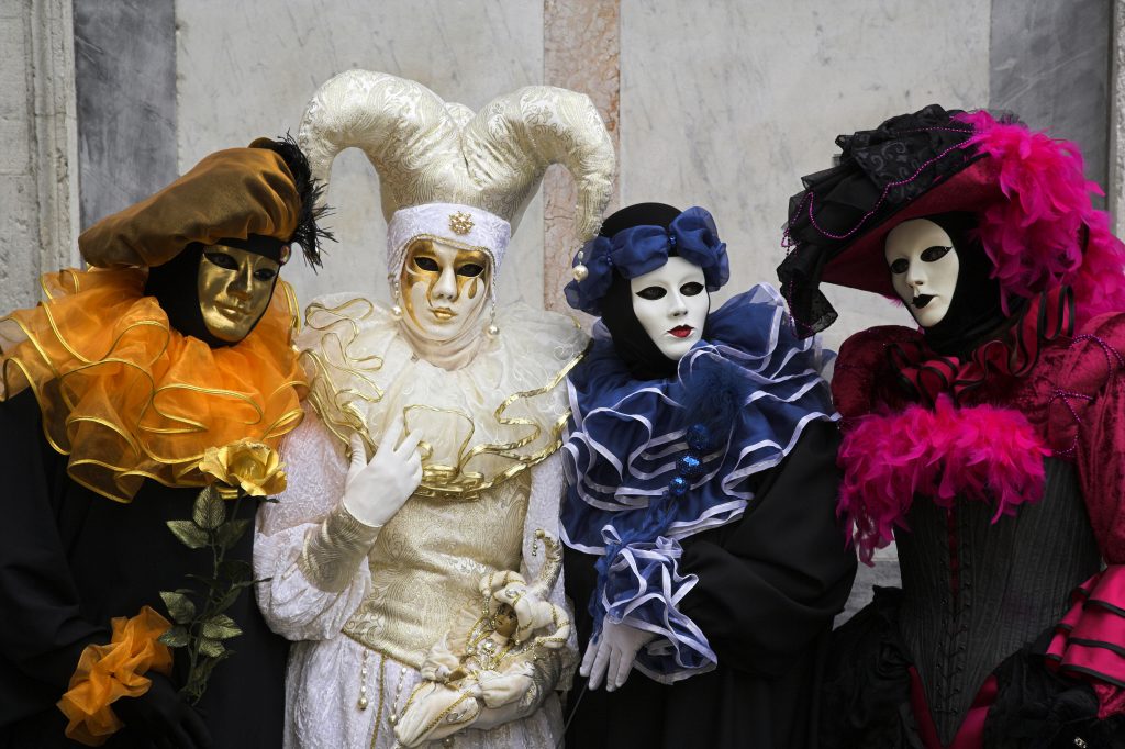 maschere al carnevale di venezia