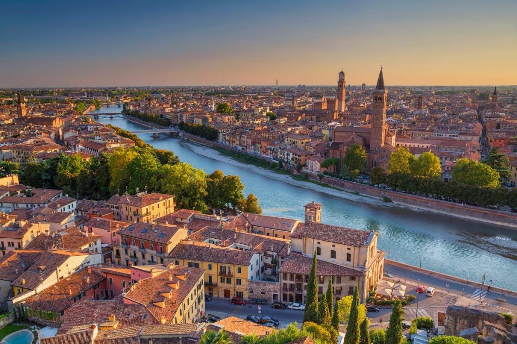 View of Verona from above
