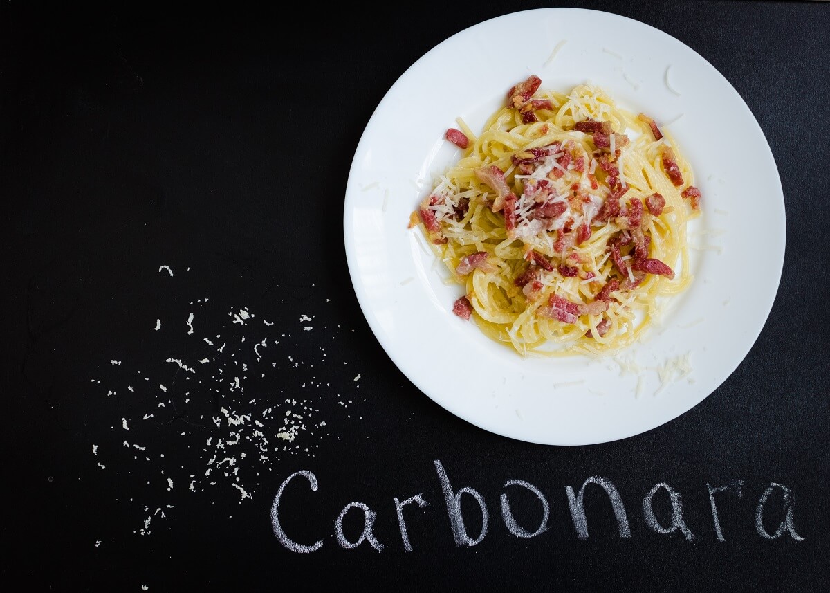 Spaghetti alla carbonara romani