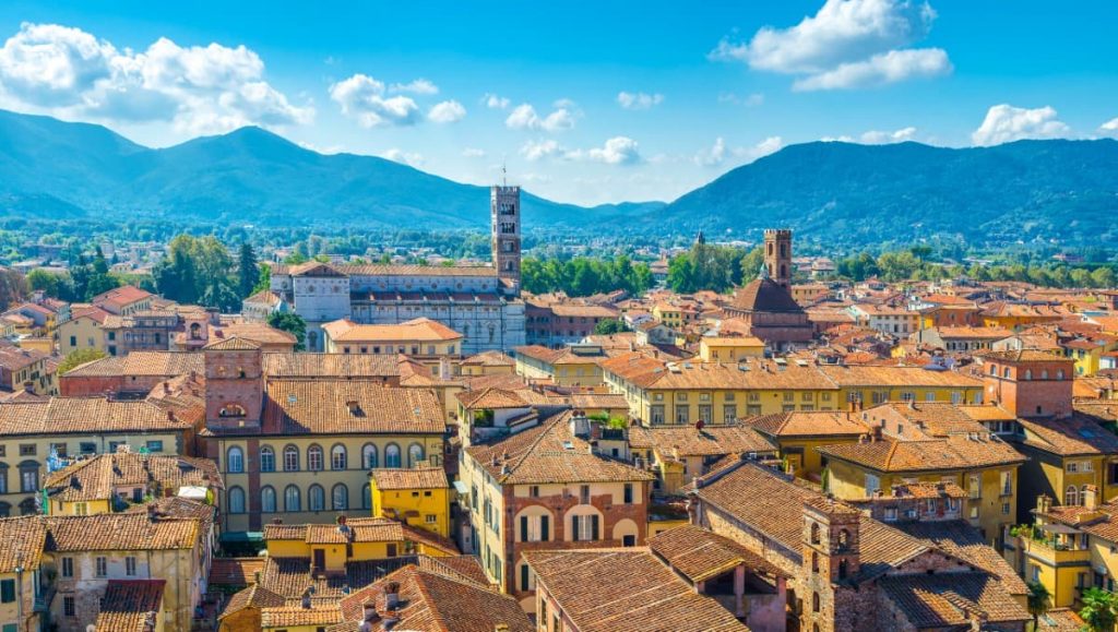 Panorama della città di Lucca