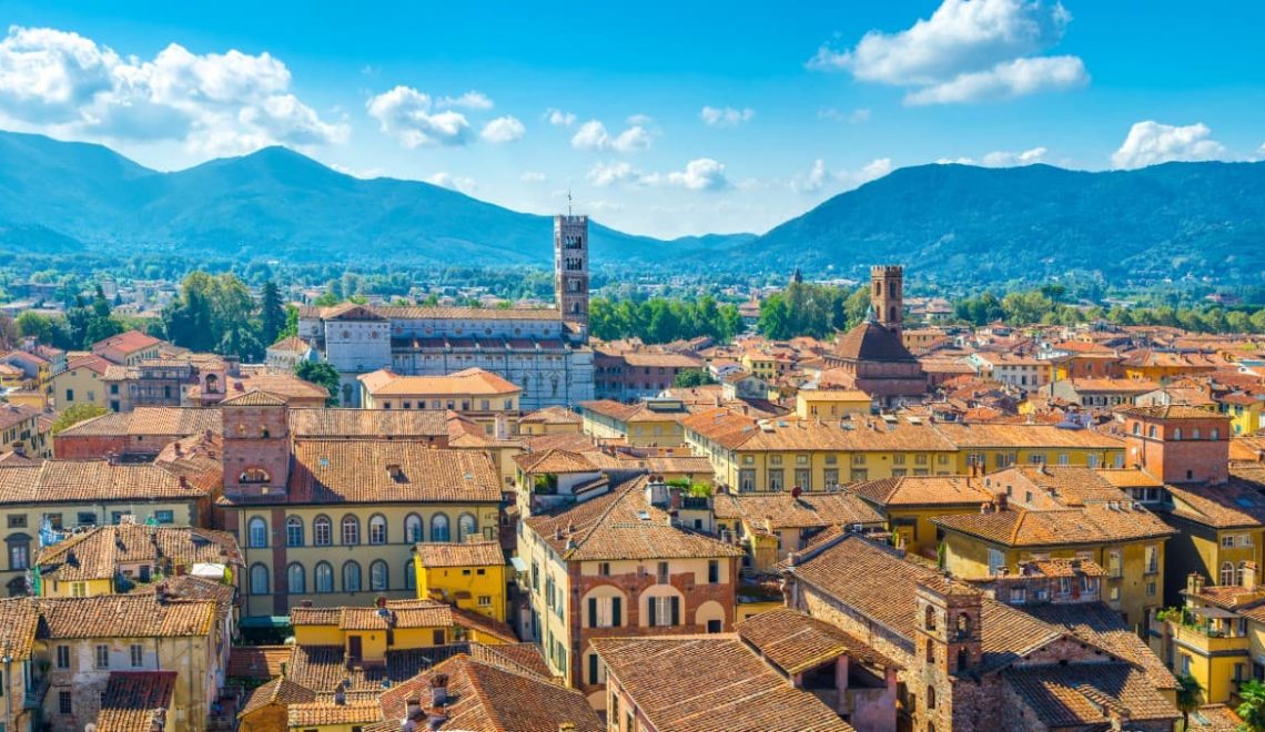 Panorama della città di Lucca