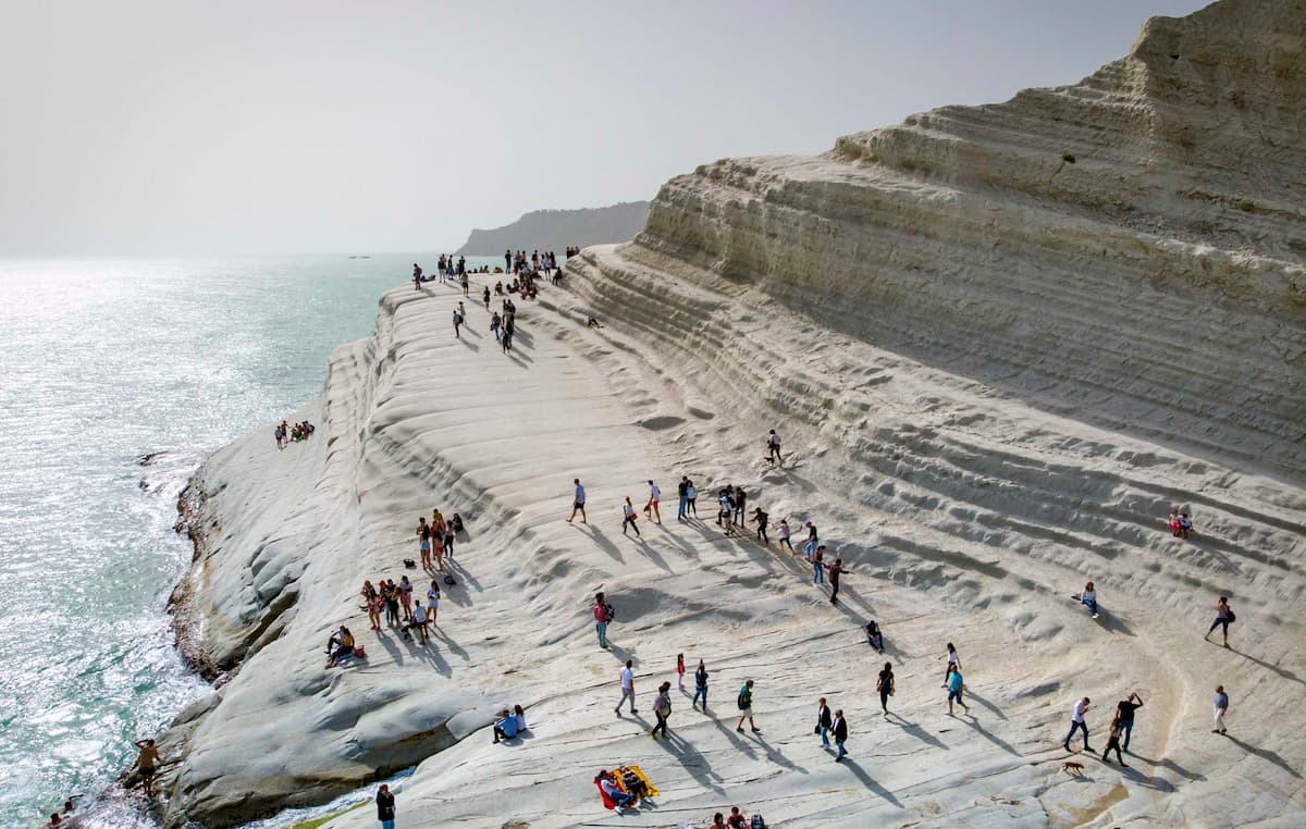 Scala dei Turchi a Realmonte, pochi chilometri fuori Agrigento