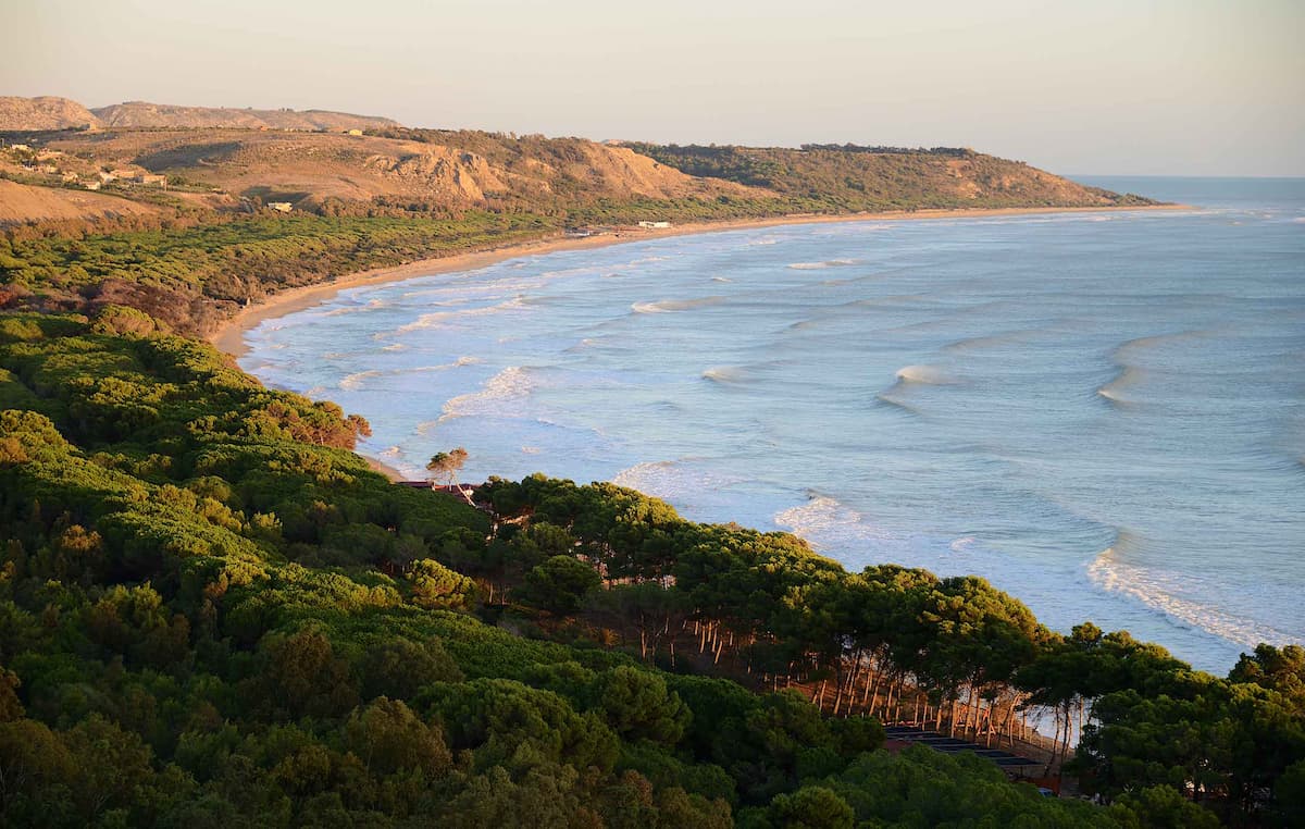 Spiaggia di Eraclea Minoa a circa 35 chilometri da Agrigento