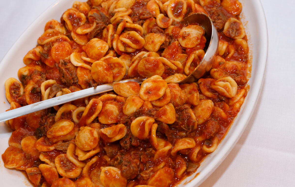 Orecchiette al sugo