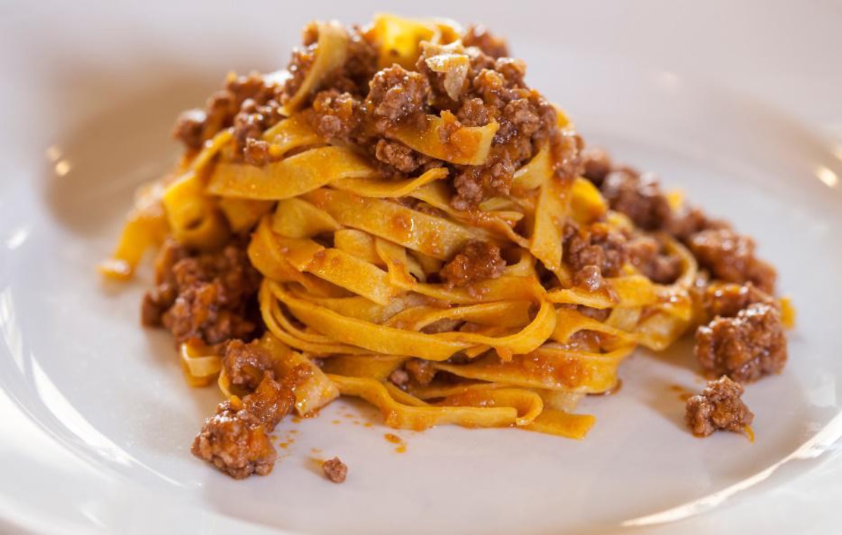 Tagliatelle al ragù alla bolognese