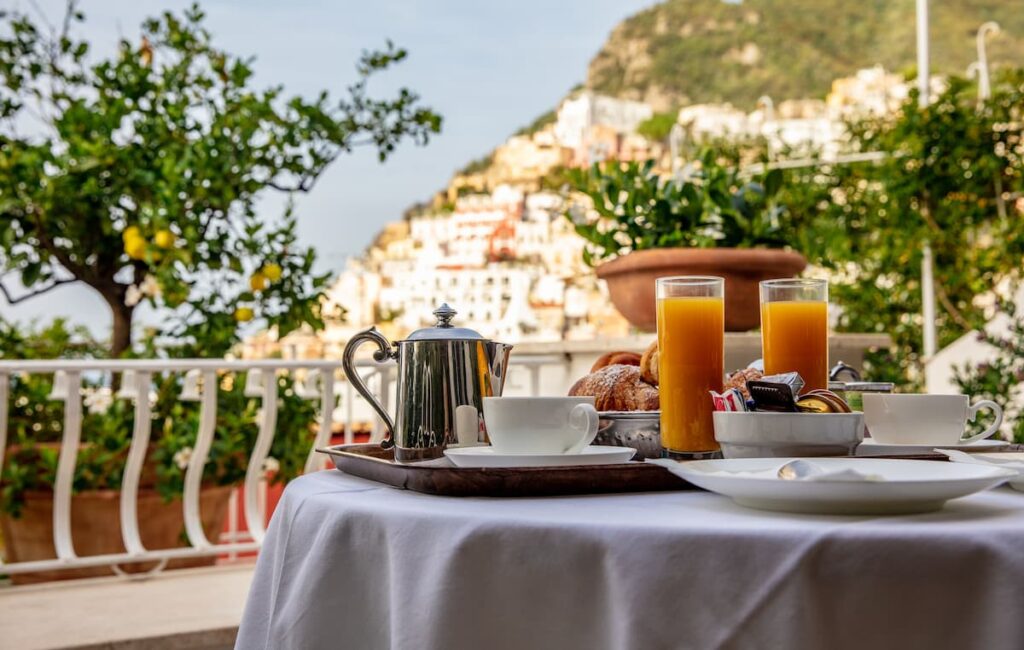 Italian breakfast at home