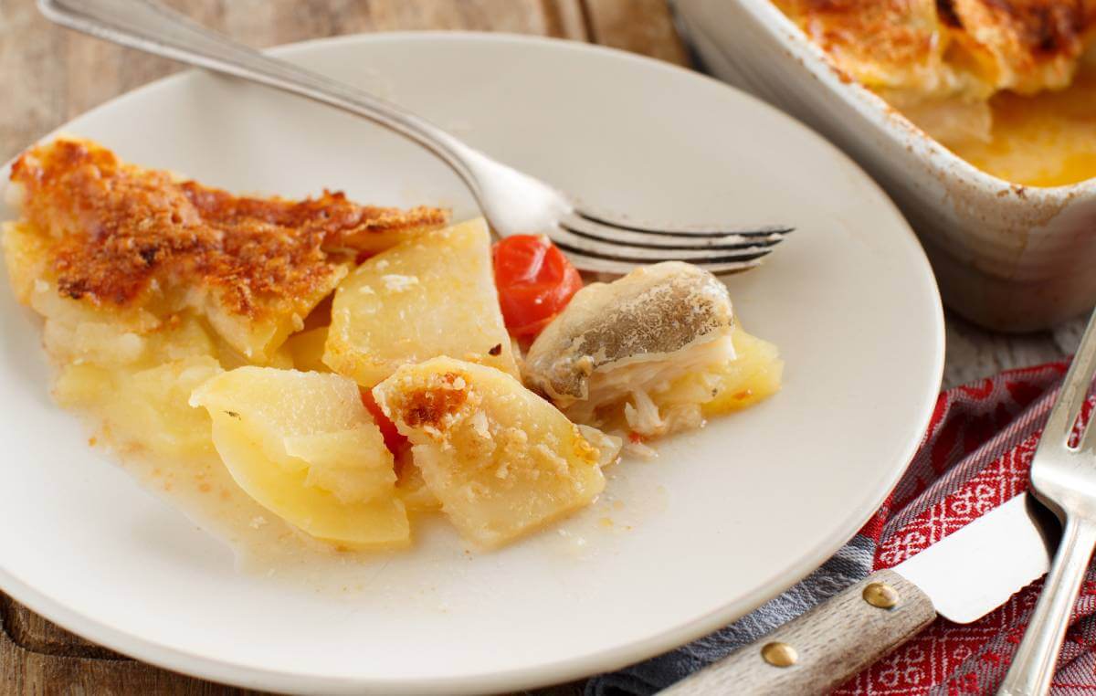 Stoccafisso con patate alla pisana