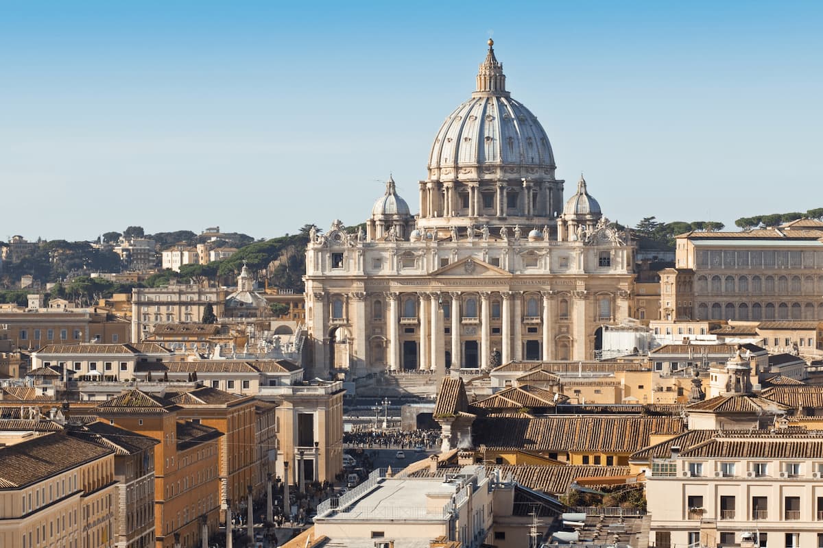 Vista su Basilica di San Pietro