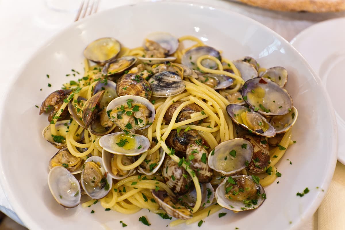 Spaghetti alle vongole per capodanno a napoli