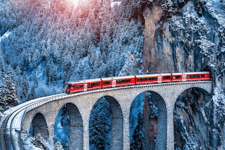 Days Of Wonders - Set Treno Deluxe Rosso Per Gli Avventurieri Della Ferrovia | 20° Anniversario | Accessori Gioco Da Tavolo