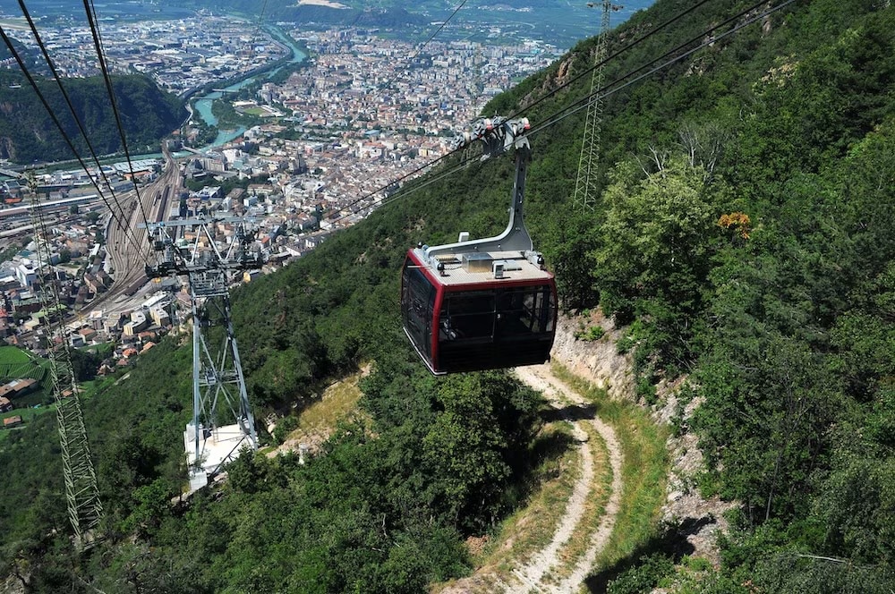top things to do Bolzano - Renon cable car for mountain views above the city